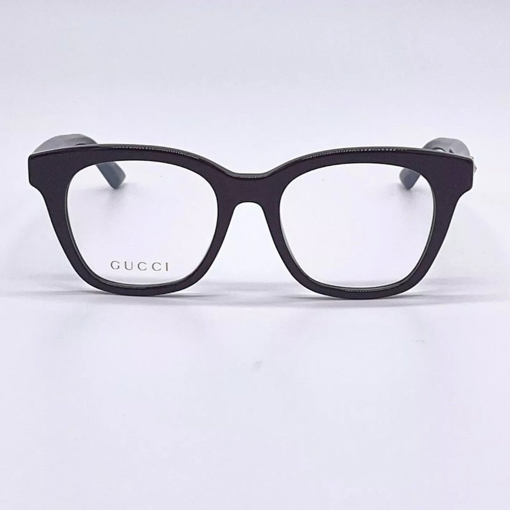 Gucci 49mm Women's Red and Black Eyeglasses! - Picture 6 of 8